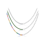 S925 Sterling Silver Thick Straps Clip Stitching – Jewelry Gift Ideas — 6