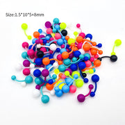 CBR Type Nose Stud Color Mixed Eyebrow Ring – Special Occasion Gifts — 4