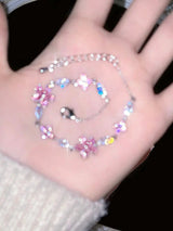 Women's Cherry Blossom Crystal Bracelet – Jewelry Gift Ideas — 2