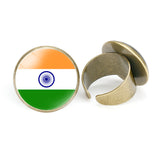 Asian National Flags Vintage Open Ring – Unique Gift Ideas — 11