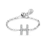 Letter Chain Ring Female Fashion Niche Design Love – Stylish Gifts — 6