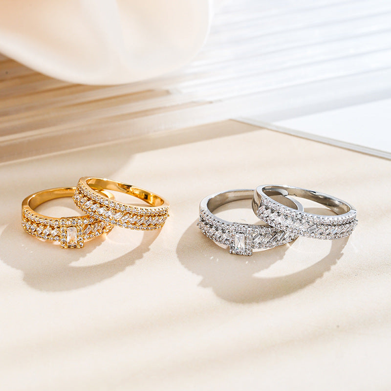 Explosive Hot Selling Trend Korean Style Zircon Ring – Stylish Gifts — 1