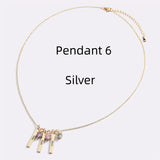 Personalized Mini Bar Birthday Stone Necklace – Jewelry Gift Ideas — 12