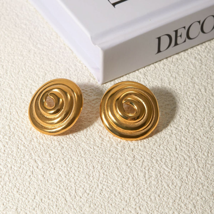 18K Gold Stainless Steel Threaded Ring Disc – Useful Gifts — 1
