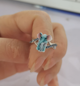 Elephant Mother Ring Women's Diamond Ring – Gifts for Her — 3
