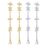 Personalized Long Chain Earrings With Stylish – Everyday Gifts — 5