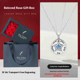 Sterling Silver Couple Necklace Birthday Gift – Jewelry Gift Ideas — 9