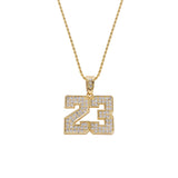 Jersey Number Necklace Men's Personality Alloy – Jewelry Gift Ideas — 2