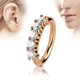 Single Row Zircon Nose Ring Earrings Versatile – Meaningful Gifts — 7