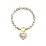 French Fashion Light Luxury Pearl Bead Chain Bracelet – Stylish Gifts — 4