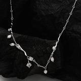 Women's Sterling Silver Pearl Necklace Handmade – Jewelry Gift Ideas — 1