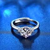 Women's Simulation Simple Couple Moissanite Ring – Gifts for Her — 4
