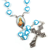 Heart-Shaped Acrylic Rosary Necklace – Jewelry Gift Ideas — 5