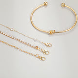 Creative Full Diamond Hollow Heart Bracelet Suit – Jewelry Gift Ideas — 3