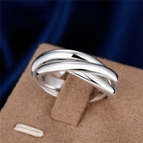 Creative Popular Glossy Three-ring Ring – Thoughtful Gifts — 1