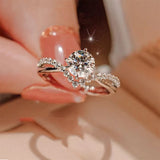 Four Claw Moissanite Diamond Ring – Surprise Gifts — 5