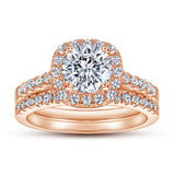 Women's Rose Gold White Gold Sterling Silver Ring – Gifts for Her — 5