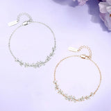 Forest Wisteria Flower Design High-end Bracelet – Jewelry Gift Ideas — 1