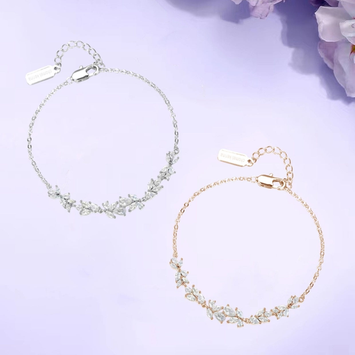 Forest Wisteria Flower Design High-end Bracelet – Jewelry Gift Ideas — 1