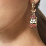 Women's Simple Wine Bottle Earrings – Gifts for Her — 9