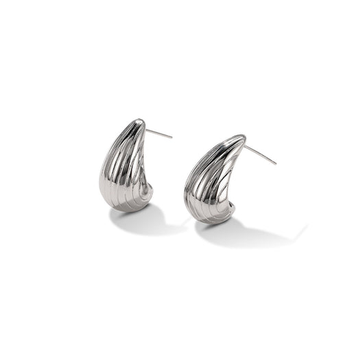 925 Silver Needle Simple Mini Drop-shaped Earrings – Useful Gifts — 2