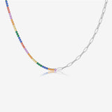 S925 Sterling Silver Thick Straps Clip Stitching – Jewelry Gift Ideas — 4