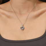 Fashion Purple Crystal Cat Necklace For Women – Jewelry Gift Ideas — 2