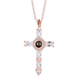 Jewelry Cross Projection Necklace Bronze – Jewelry Gift Ideas — 2