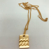 Titanium Steel Electroplating Square Necklace – Jewelry Gift Ideas — 12