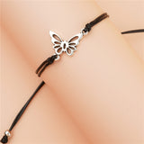Butterfly Wax Line Woven Adjustable Card Bracelet – Jewelry Gift Ideas — 4