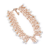 Alloy Exaggerated Pearl Tassel Necklace – Jewelry Gift Ideas — 2