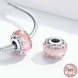 DIY Sterling Silver Beads S925 Cut Surface Glass Bead – Creative Gifts — 1