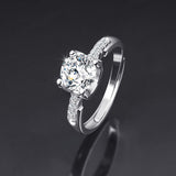 Ring Opening Adjustable One Carat Mosan Drill – Home & Living Gifts — 17