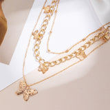 European And American Multi-layer Butterfly – Jewelry Gift Ideas — 6