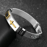 Men's Adjustable Bracelet 3D Cross Stainless – Jewelry Gift Ideas — 9
