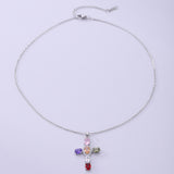 Women's Ins Vintage Cross Copper Zircon Bright – Jewelry Gift Ideas — 3