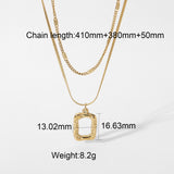 Women's Temperament Fashion Gold Double Hammered – Jewelry Gift Ideas — 4