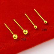 Transfer Bead Round Bead Earrings – Stylish Gifts — 2
