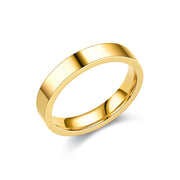 Glossy Stainless Steel Couple Ring Fashion – Stylish Gifts — 4