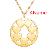 Hollow Heart Round Card Carved Pendant – Jewelry Gift Ideas — 8