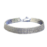 High Carbon Four Rows Full Rhinestone Couple – Jewelry Gift Ideas — 3