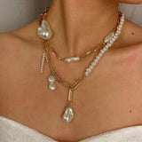 Baroque Shaped Pearl Necklace Creative – Jewelry Gift Ideas — 6