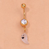 Heart-shaped Zircon Butterfly Navel Stud – Stylish Gifts — 6