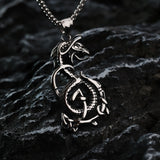 Vintage Men's Stainless Steel Pendant Viking – Jewelry Gift Ideas — 4