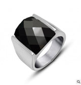 Retro Fashion Personality Gemstone Men's Titanium – Stylish Gifts — 11
