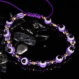 Rainbow Eye Crystal Bead Pull Adjustable Bracelet – Jewelry Gift Ideas — 8