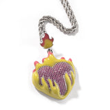 Oil Drip Love Sweater Pendant Necklace – Jewelry Gift Ideas — 2