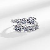 Design Sense Micro-inlaid Zircon Ring Women – Gifts for Her — 3