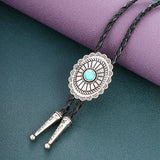 Celtic Pattern Turquoise Agate Bolo Tie – Thoughtful Gifts — 7