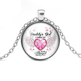 12 Colors Birthstone Angel Wings Necklace Daddy's – Jewelry Gift Ideas — 11